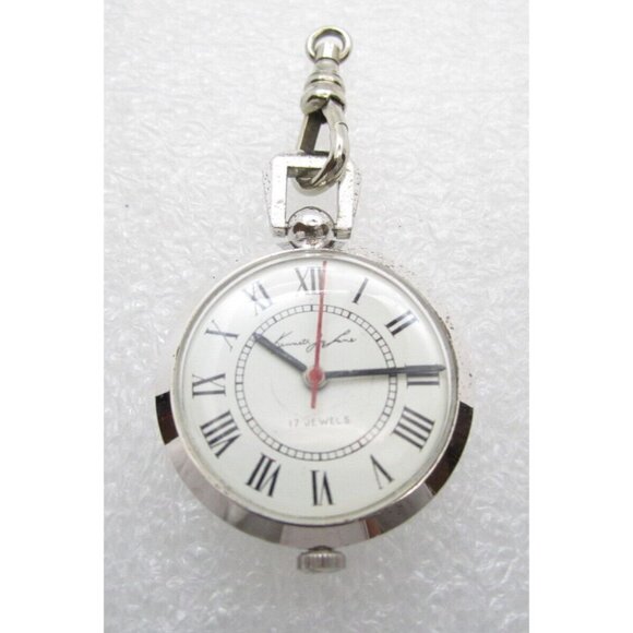 Vintage Kenneth Jay Lane Hand Wind Analog 28mm Dial Round Pendant Watch (H47) - Picture 1 of 3